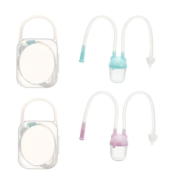 

2PCS Baby Nasal Suction Snot Mouth Suction Catheter Children Nasal Aspirator Nose Sucker Tool
