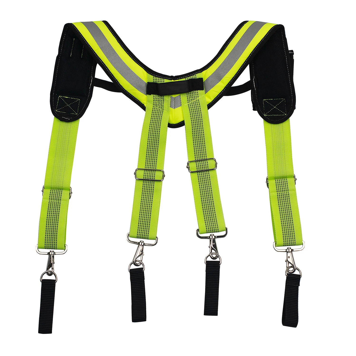 Suspenders Tool Belt Y-Type Adjustable Straps Fluorescent Green Electrician Reducing Weight Multifunction Tooling Strap beehive tool bags Tool Storage Items