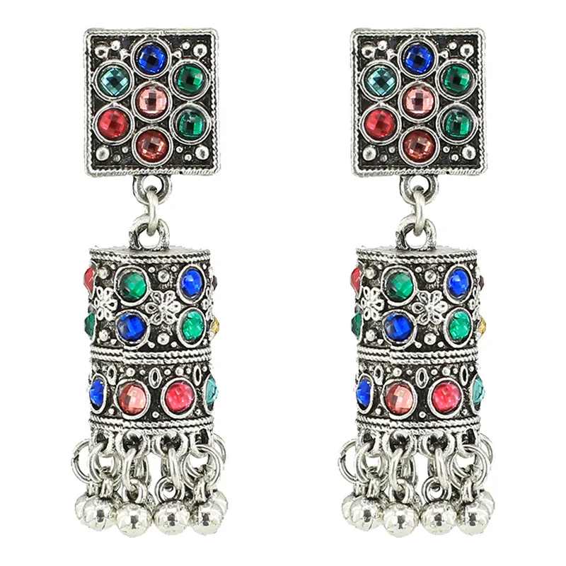 Индийские Jhumki Jhumka антикварные золотые бусины ручной работы в виде цветка Тайланд