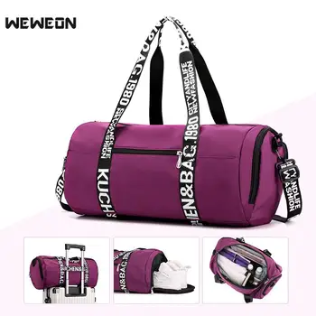 

2020 Women Travel Fitness Bag Gym Tote Sports Pack For Men Training Yoga Sac De Sport Gymtas Lady Tas Sporttas Luggage AA21A