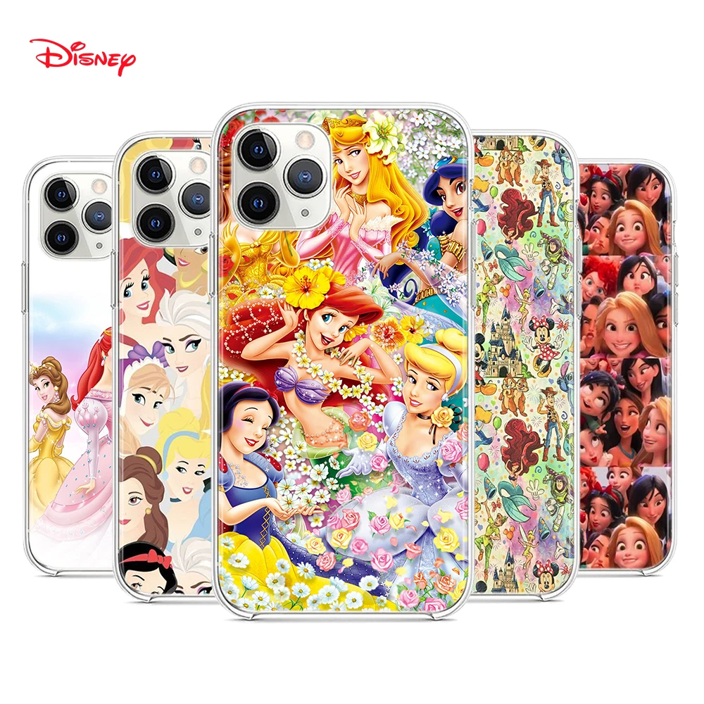 TPU Silicone Cover Princess For Apple IPhone 13 12 Mini 11 Pro XS MAX XR X 8 7 6 5 SE Plus Phone Case | Мобильные телефоны и