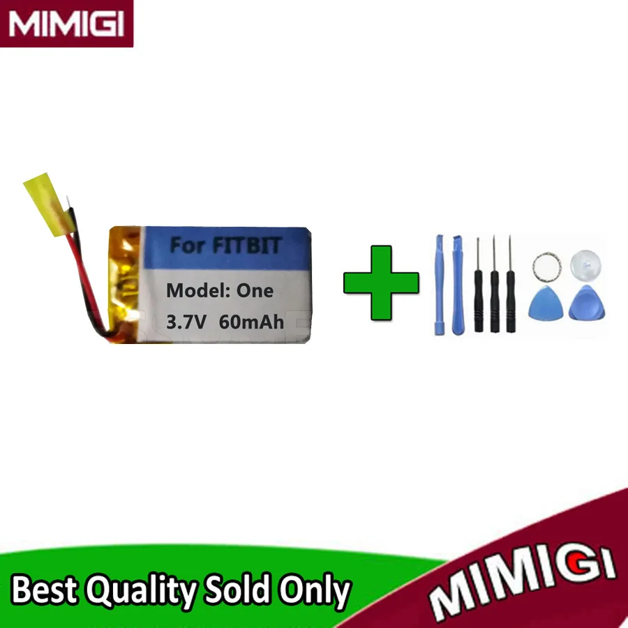 

Original Replace 60mAh Rechargeable Battery For Fitbit One Sport Smart watch Batterie Accumulator Akku + Toolsets
