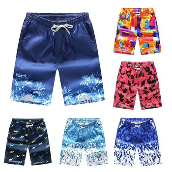 

Summer Fashion Beach Pants Men's Casual Loose Floral Large Shorts Quick-Drying Beach Pants Men's Shorts Men Mens Shorts Beach