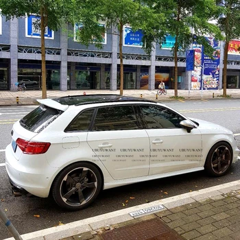 

For Audi A3 SPORTBACK 2013-2020Rear Spoiler High Quality ABS Material Primer Color Car Tail Wing Decoration Trunk Spoiler For A3
