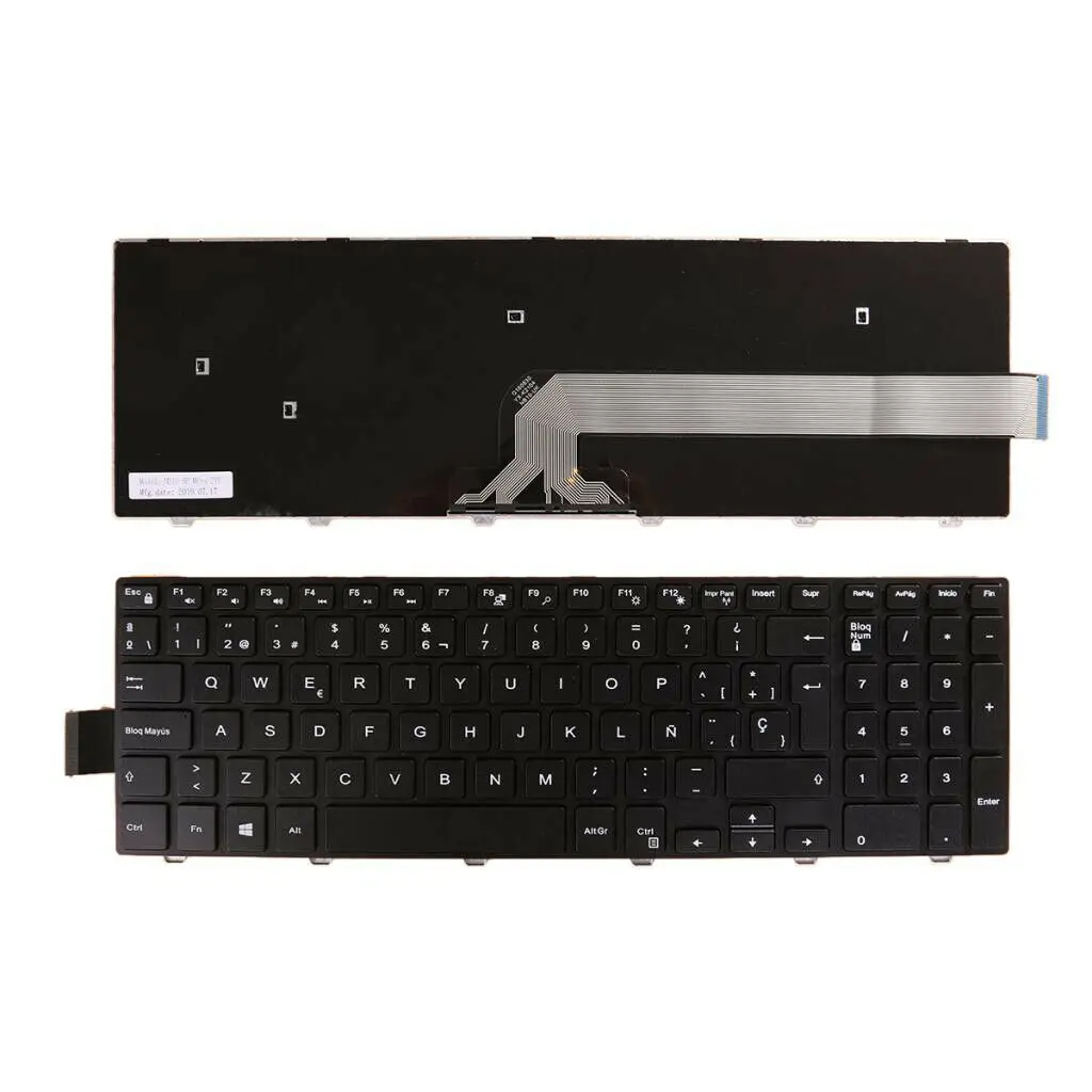 Стандартный испанский Вход Клавиатура для ноутбука Dell Inspiron 15 3000 5000 серии SP 3541 3542 3543 5542 5545 5547 17-5000