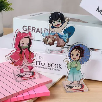 

Anime Demon Slayer Kimetsu No Yaiba Kamado Tanjirou Nezuko Kanawo Zenitsu Inosuke Giyuu Acrylic Stand Figure Model Toys