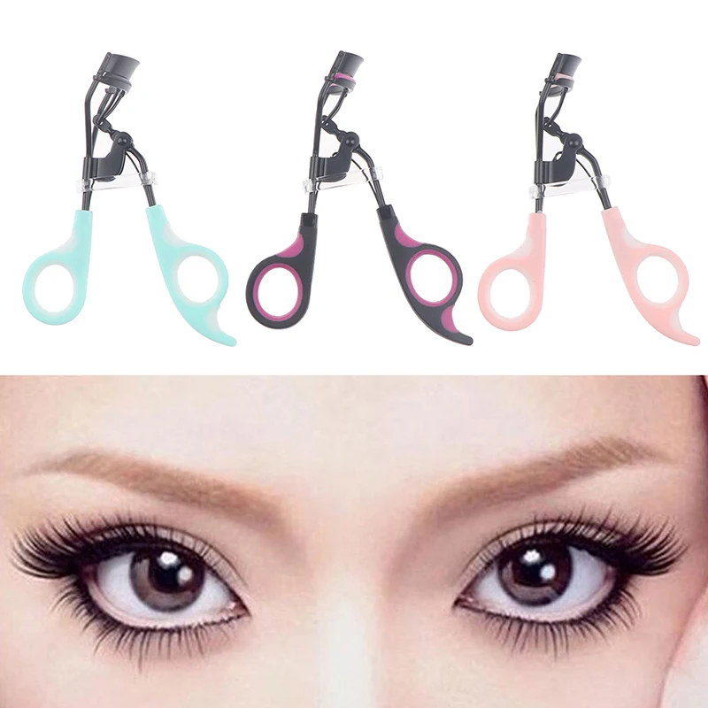 Handle Curl Eye Lash Cosmetic Makeup Eyelash Curler Curling Tweezers Tools