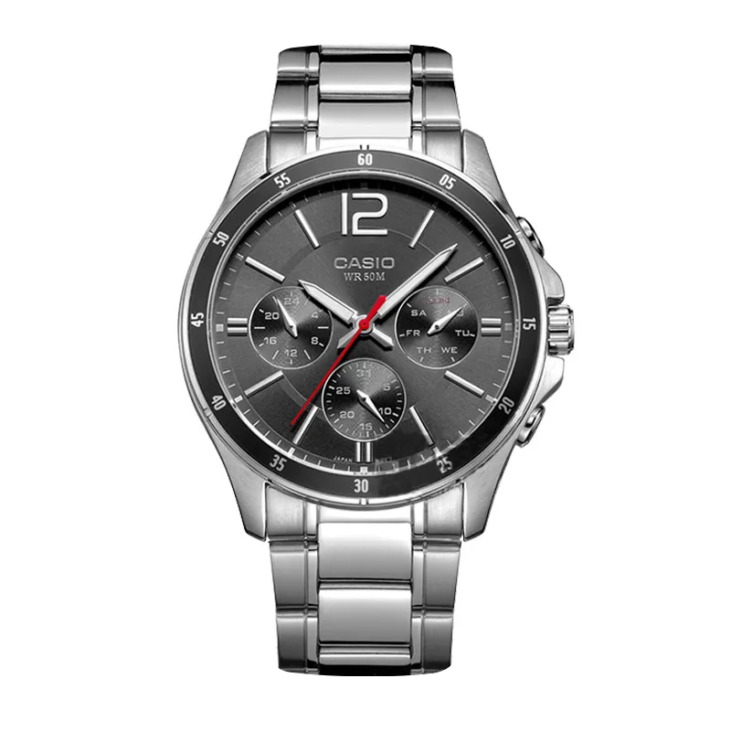 Casio Часы Указатель серии кварцевые мужские часы MTP-1375L-1A - Color: MTP-1374D-1A