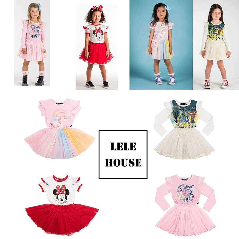 Качественные Весенние новые платья пачки принцессы с пузырьками для девочек 2020