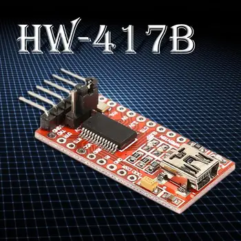 

FT232RL USB to TTL Serials Adapter Module Board 5V 3.3V Mini Port Transceiver 500MA Fuse Protection Equipment Stable Performance