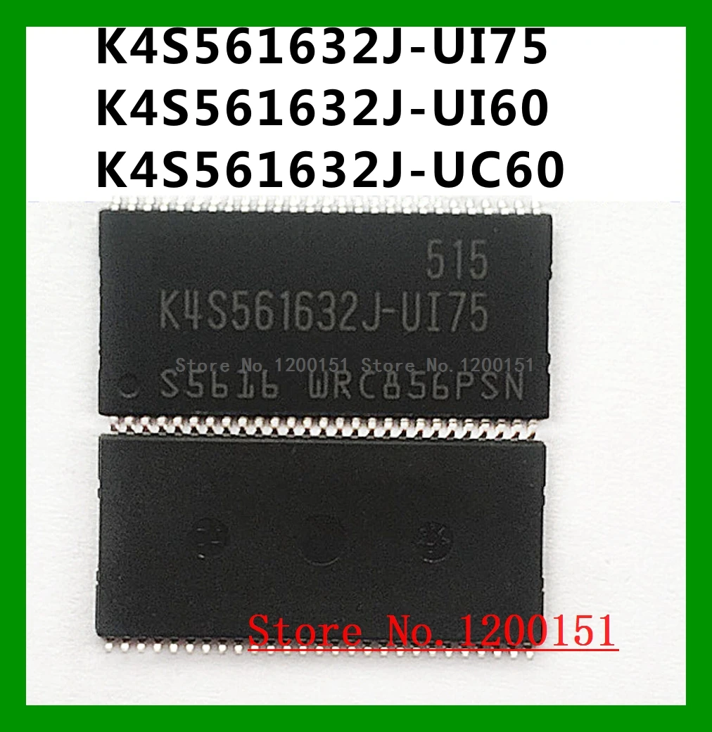 K4S561632J-UI75 K4S561632J-UI60 K4S561632J-UC60 TSOP-54 | Электронные компоненты и принадлежности