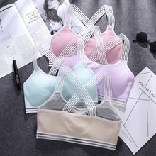 Спортивный бюстгальтер пуш-ап, Для женщин тренажерный зал задник, однотонный цвет, Размеры со спортивным бюстгальтером высокие эластичные Спортивная одежда для бега наивысшего для Фитнес Для женщин бюстгальтер