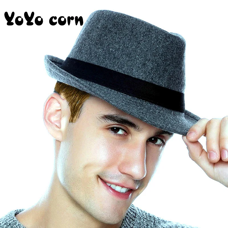 

yoyocor gentleman hat jazz hat unisex England retro small hat casual stage hat Top hat, sun hat, men's gentleman hat, middle and