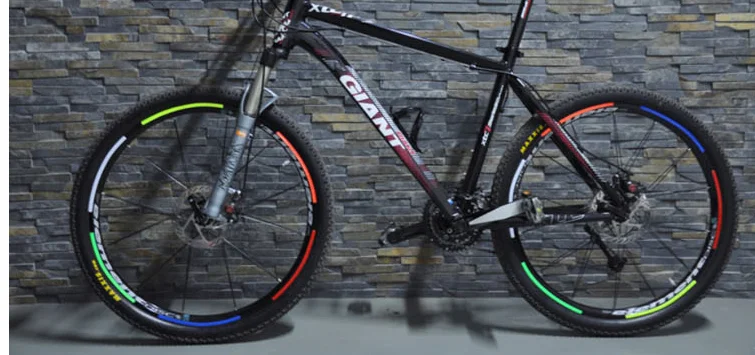 1 шт. 21,5*10,5 см велосипедный отражатель флуоресцентный MTB велосипедный стикер велосипедный обод колеса светоотражающий стикер s Наклейка аксессуары