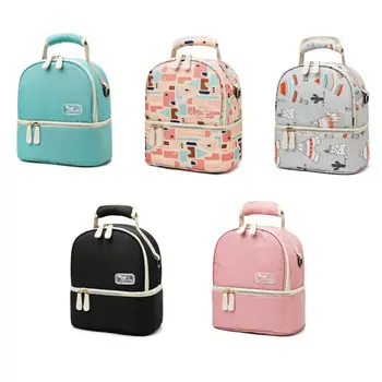 

Insulated Bottle Mommy Maternity Diaper Handbag Baby Care Shoulder Bag Travel Tote Warming Backpack