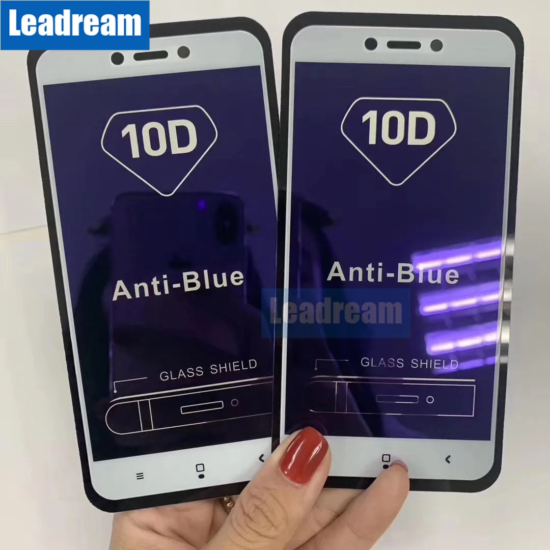 Leadream 500 шт для iPhone 11 Pro MAX X XR Xs Max 10D анти-синее Защитное стекло для экрана для iPhone 6 6S 7 8 Plus закаленное стекло