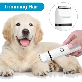 

3 In 1 Pet Grooming Machine Dog Cat Hair Trimmer USB Rechargeable Pets Clippers Nail Grinding