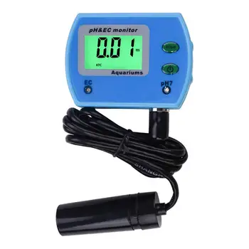 

Portable Digital PH/EC Meter Conductivity Detector Acidometer Water Quality Purity Tester Pen Filter Measuring with Backlight