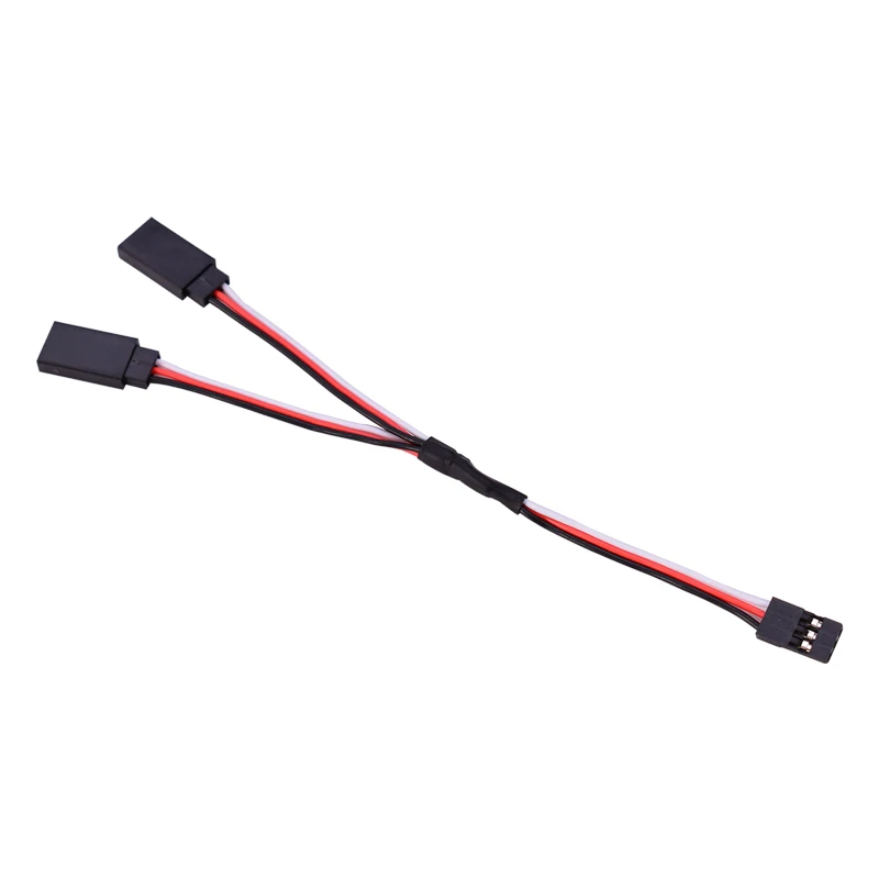 uxcell 15cm Y Servo Extension Cable Remote Control Racing Part 1 Female to 2 Male Lead Cord 