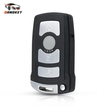 

Dandkey 10pcs For BMW 7 Series E65 E66 E67 E68 745i 745Li 750i 750Li 760i Car Key Fob 4 Buttons Remote Key Shell Case Cover