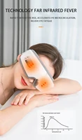 Eye Massager 4D Smart Airbag Vibration Eye Care Instrument Hot Compress Bluetooth Eye Massage Glasses Fatigue Pouch & Wrinkle 4