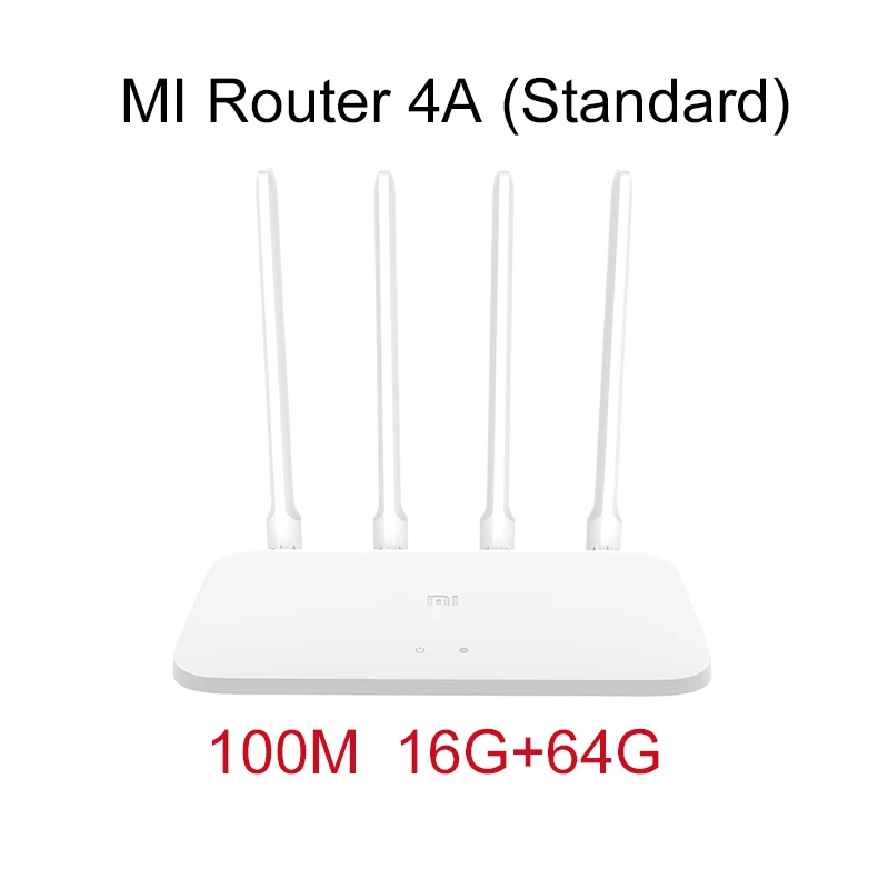 4A 100M Standard Русский сток Гигабитная версия Xiaomi роутер 4A беспроводной WiFi 2,4 ГГц 5 ГГц WiFi 1167 Мбит/с WiFi ретранслятор 128 Мб с высоким коэффициентом усиления 4 антенны Xiaomi маршрутизатор - Цвет: 4A 100M Standard