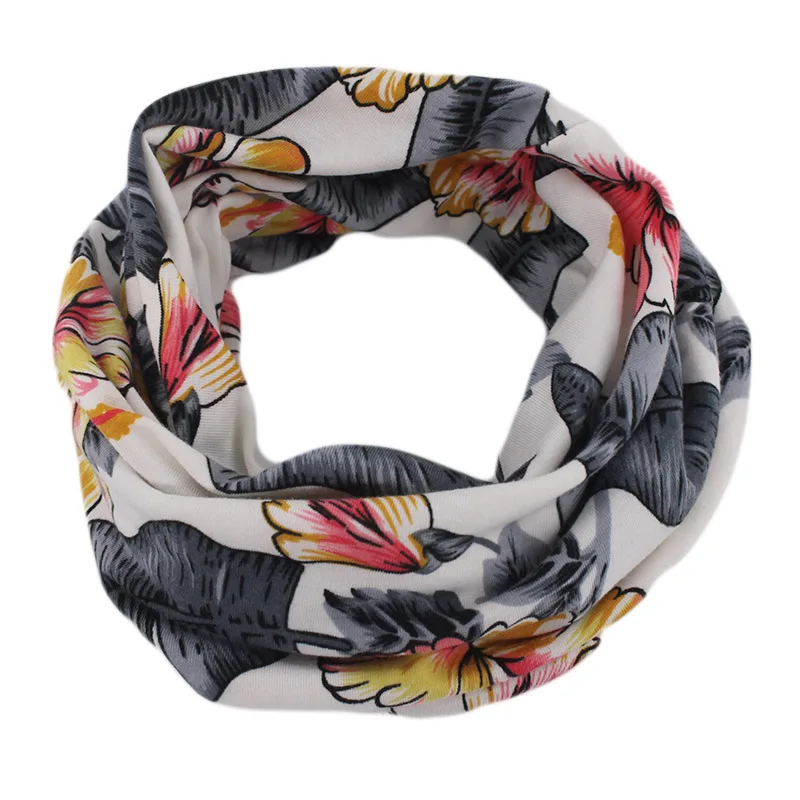 Neue Floral Frauen Mützen Skullies Weibliche Doppel-Gebrauch Schal Hut Für Mädchen Frühling Herbst Warme Gorras Dance Outdoor Knochen verkauf – Detail 9