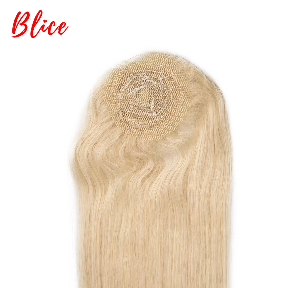 Blice 18-22 дюймов надувной кудрявый завивка искусственных волос Натуральные Цветные наращивания волос 4 шт./упак. с бесплатным закрытием пучки 613# блонд