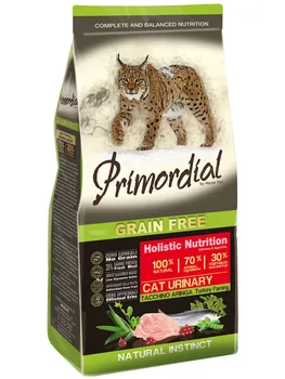 

PRIMORDIAL PRIMORDIAL CAT URINARY bezzernovoy for adult cats with urolithiasis with turkey and herring