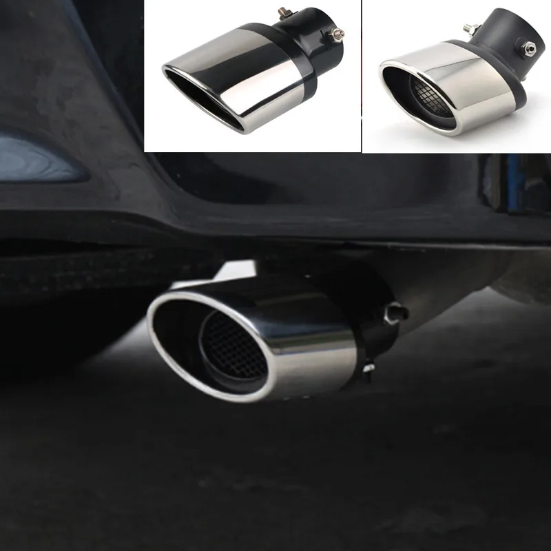 

Universal Car Exhaust Muffler Car Tail Throat Liner Pipe for Alfa Romeo 147 156 159 Alfetta Berlina Brera Mito Giulia Milano