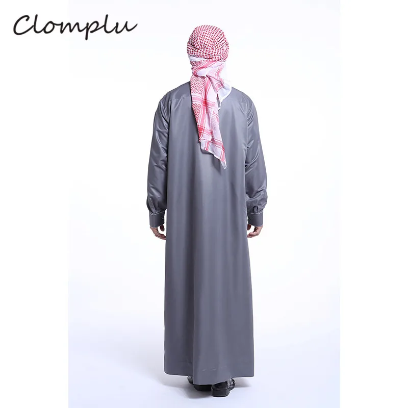 Clomplu абайя, кафтан jubba tobe мусульманская одежда abaya Дубай индийские платья индия плюс размер 3XL длинный рукав, мусульманский платье