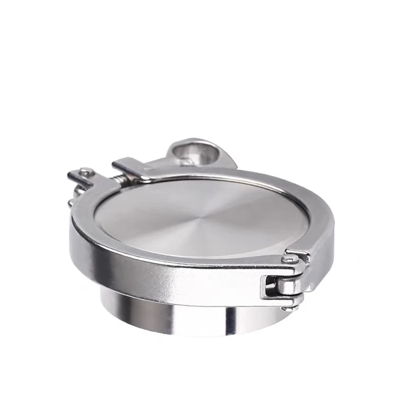 Hose Pipe Fitting Pipe Fitting Water Pipe Fitting 19mm-168mm Pipe O/D Sanitary Weld Ferrule End Cap Tri Clamp Silicon Gasket 304 Stainless Steel For Homebrew