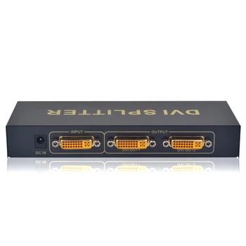 

DVI Splitter 1 in 2 out 2 Port Support Resolution up to 1080p