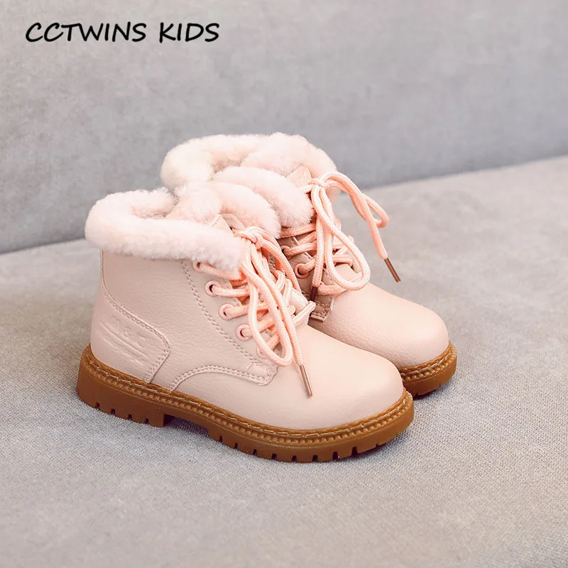Thin Pink Детские Ботинки martin; коллекция года; Зимние Детские Модные ботильоны; брендовые Ботинки martin для маленьких девочек; Черная теплая обувь для малышей; MB165 - Цвет: Thin Pink