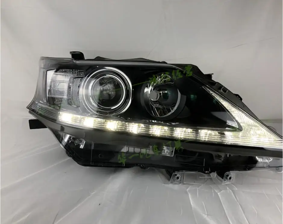 1pcs Left side Динамический светодиодный DRL 1 шт. 2012~ г. Автомобильный bupmer головной светильник forLexus RX270 RX350 RX450 головной светильник автомобильные аксессуары противотуманные фары rx350 - Цвет: 1pcs Left side