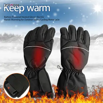 

1 Pair Electric Heating Gloves with Batteries Heated Thermal Gloves for Men Women Full Fingers Winter Hand Warmer Ski Gloves