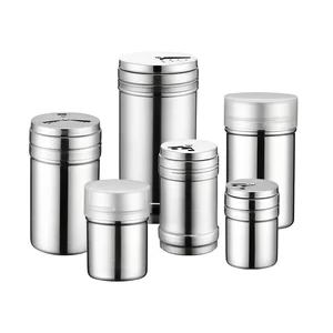 Jars for Spices Salt Pepper Shaker Spice Organizer Toothpick Holder Seasoning Bottle Container Kitchen BBQ Tool