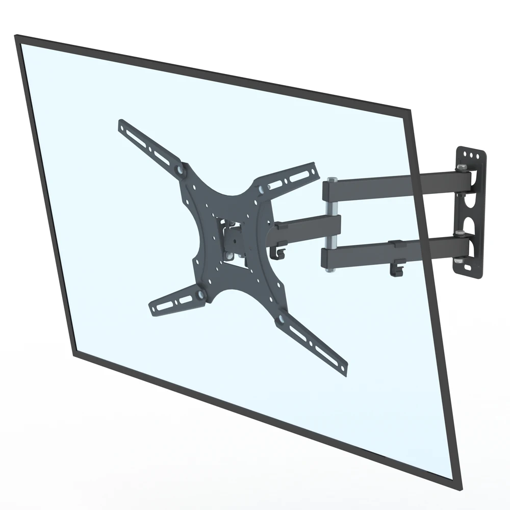 

LEADZM 26-55 Adjustable Wall Mount Bracket Rotatable TV Stand TMX400 with Spirit Level HFing