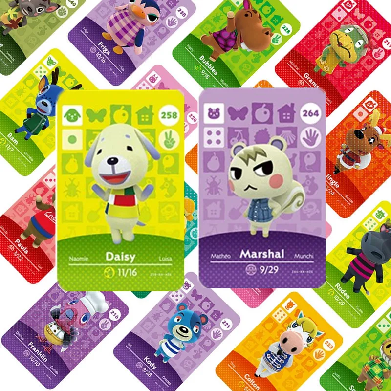 От 241 до 270 серия 1 4 карта для скрещивания животных Amiibo NS игр карты amiibo|Карты