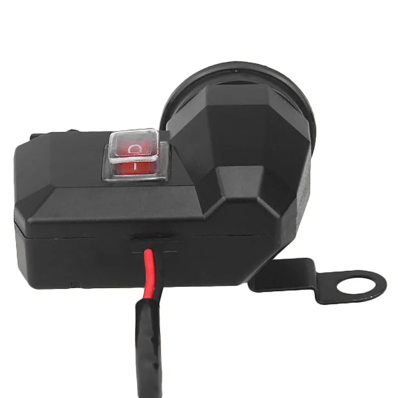 Водонепроницаемое зарядное устройство для мотоцикла и автомобиля с двумя USB