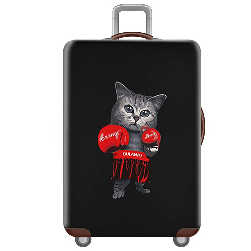I-Luggage cover HMUNII карта мира, дизайнерский защитный чехол для багажа, Дорожный Чехол для чемодана, эластичные пылезащитные Чехлы для 18-32 дюймов, аксессуары для путешествий - Цвет: I-Luggage cover