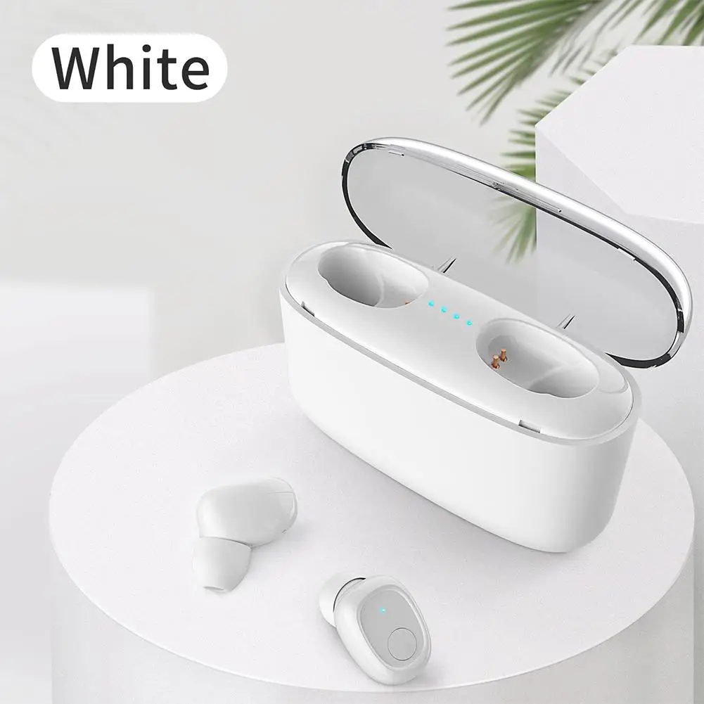 G5 TWS мини беспроводные Bluetooth 5,0 наушники 6D стерео спортивные гарнитуры HD вызов водонепроницаемые наушники с 3500 мАч Зарядное устройство Коробка микрофон - Цвет: White