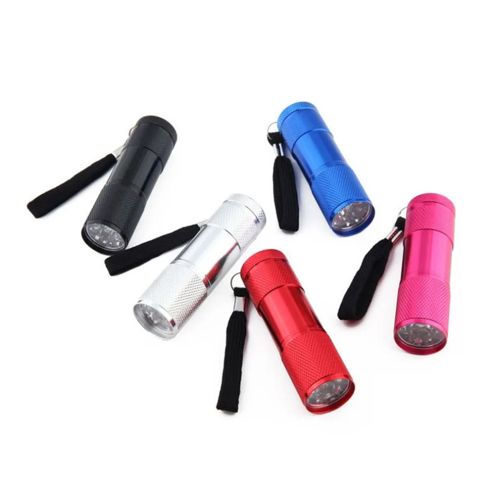 

Aluminum Money Inspection UV LED ultra violet Torch Light mini Pen flashlight 395nM 380nM 365nM uv lighting Currency detector