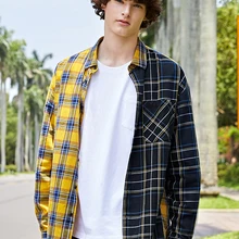 SEMIR, мужская рубашка с длинным рукавом, осень, Гонконгский стиль, Свободная Повседневная рубашка, Корейская версия, сшитая, индивидуальная, дюймовая рубашка