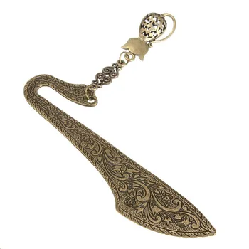 

Cat Bookmark Vintage Metal Alloy Document Book Mark Label DIY Gift Decorations