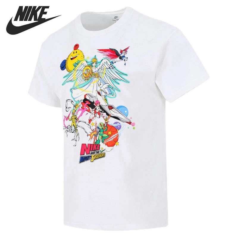 Impresionismo sueño Sala NIKE Camiseta deportiva para hombre, prenda deportiva de manga corta como M  NSW HYPERFLAT GRPH SS|Camisetas de monopatinaje| - AliExpress