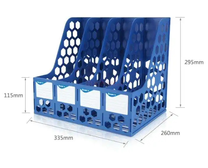 

Quadruple file box / data rack / office table file basket office supplies file storage