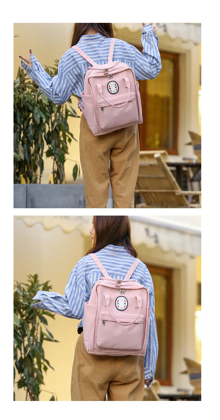 Новая летняя сумка через плечо, мужской рюкзак,, женский, средняя школа, Холщовая Сумка
