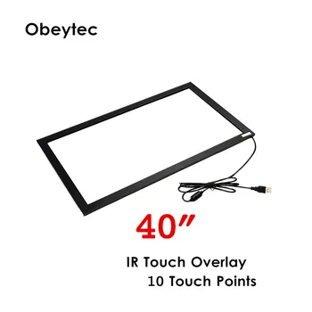 

Free Shipping Overlay frame IR 40 inch touchscreen kit without glass touch frame only, in stock