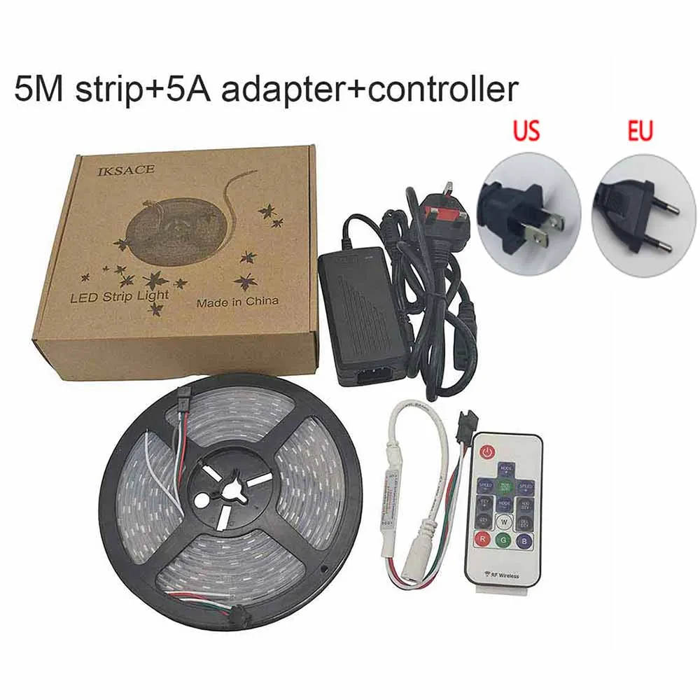 

led strip light 5050 RGB christmas lights 2811 Pixels Programmable Individual Addressable LED Strip light WS2811 5050 RGB 12V